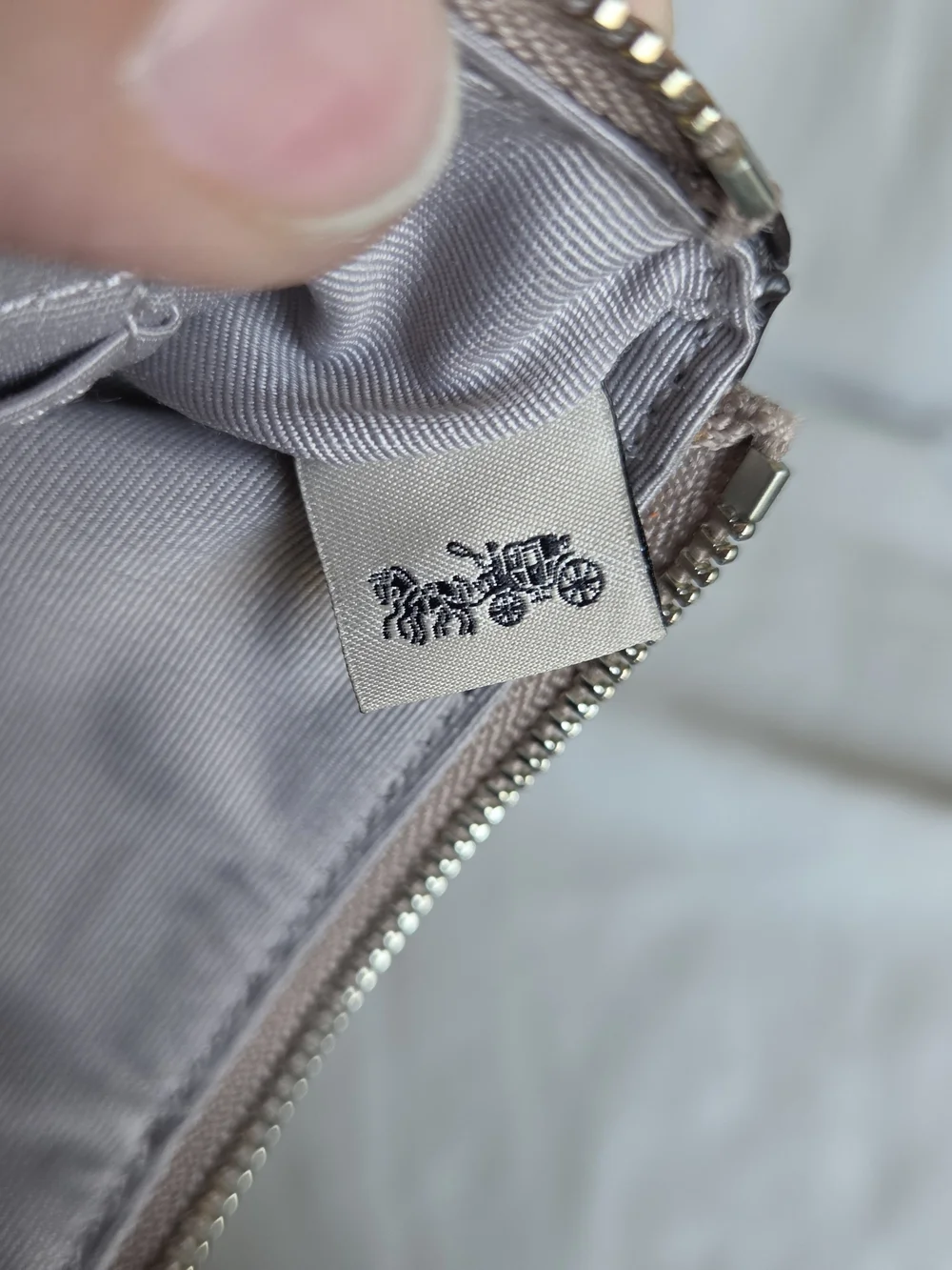 Coach Compact Corner Zip Wristlet